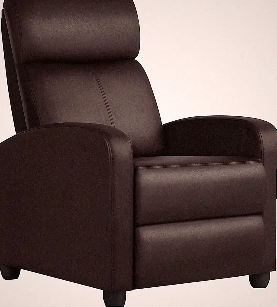 Recliner Chair Faux Leather Recliner Sofa Adjustable Modern Recliner Seat Club C